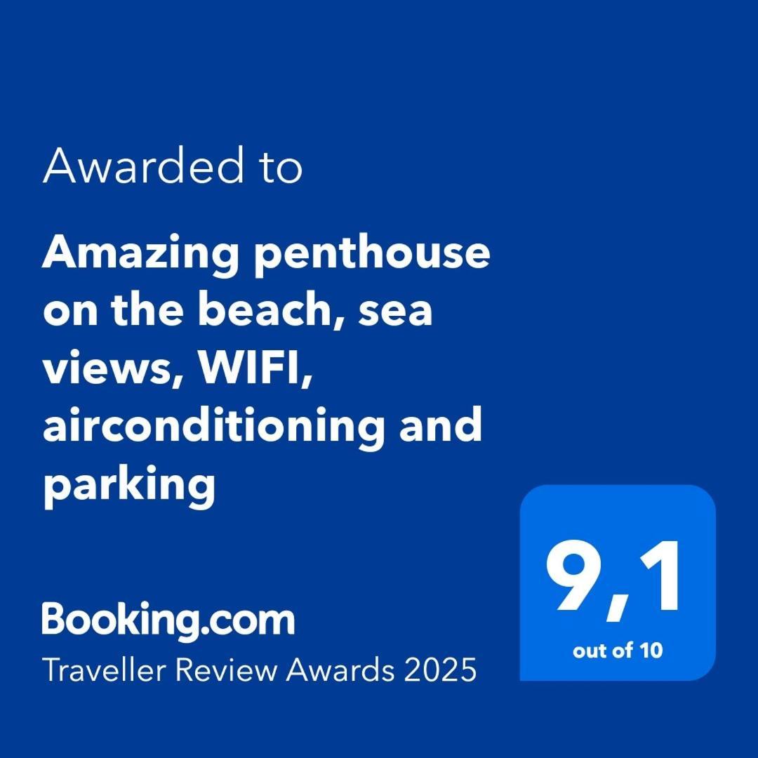 Amazing Penthouse On The Beach, Sea Views, Wifi, Airconditioning And Parking Apartment Torrevieja